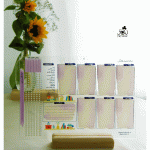 تابلو برنامه ریزی هفتگی رنگی